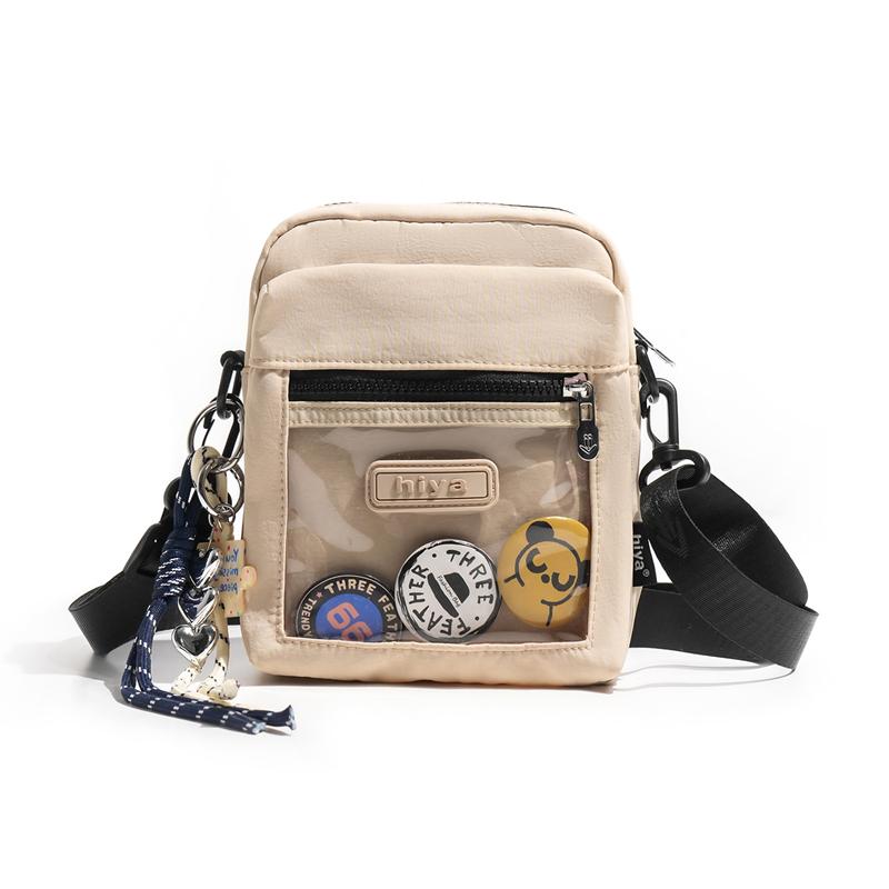 Mobile Phone Bag Unisex Small Square Bag Commuter Water-repellent Crossbody Bag
