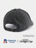 Washed Denim Baseball Cap With Pink Ribbon Breast Cancer Awareness Print Adjustable Casual Dad Hat