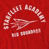 STAR TREK Unisex Adult Red Squadron T-Shirt