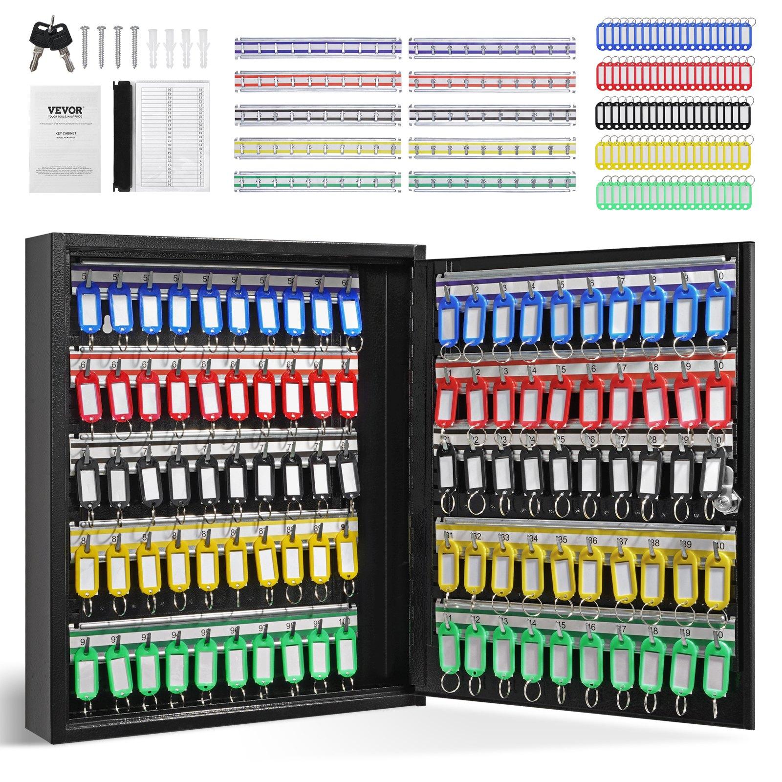 VEVOR 100-Key Cabinet, Key Lock Box