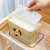 WTEMPO Tissue Box Household Contracted Lovely Tea Table Multifunctional Rotary Receive Napkin Box