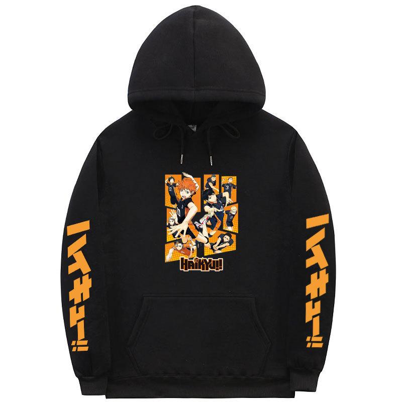 Haikyuu Haikyuu Haikyuu Cartoon Day Anime Loose Hooded Sweatshirt Sweatshirt