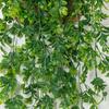 Artificial Ivy Hanging Vine Plastic Plants Grass Leaves for Home Indoor Outdoor Garden Door Wall Wedding Party DIY Decoration