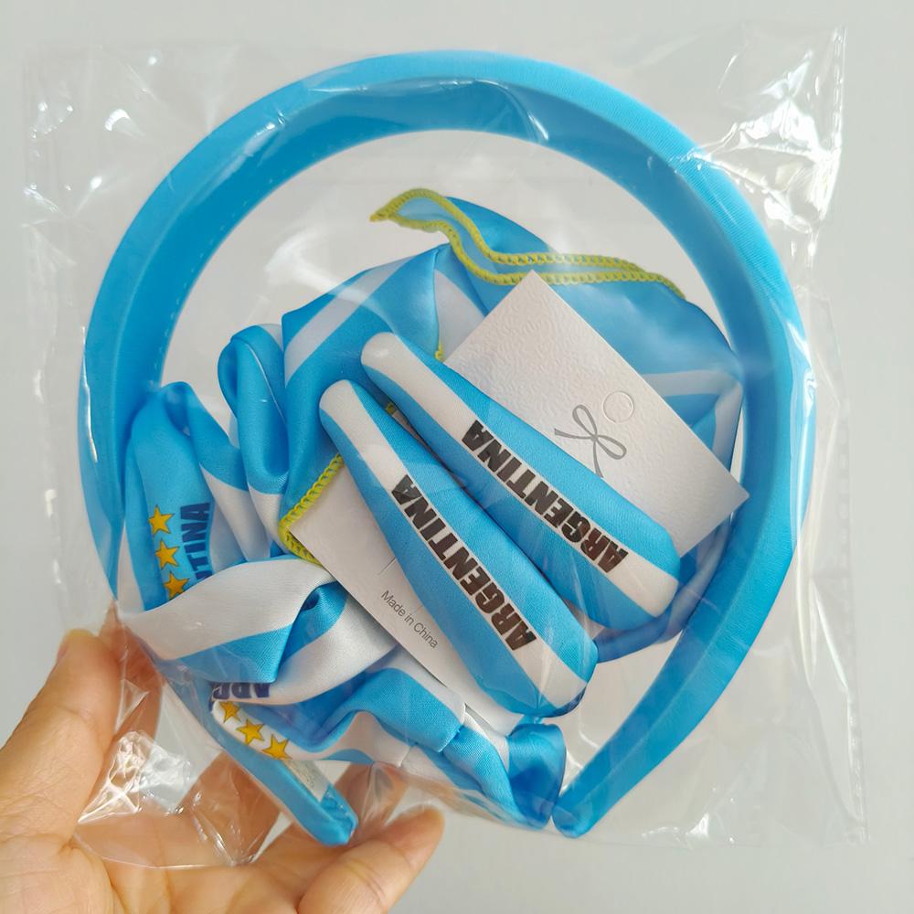 2026 3 Stück Fahnen Länder Set Stirnband Haarspange für Frauen Fußballfans Mode USA Mexiko Kanada Deutschland Fahne Haaraccessoire