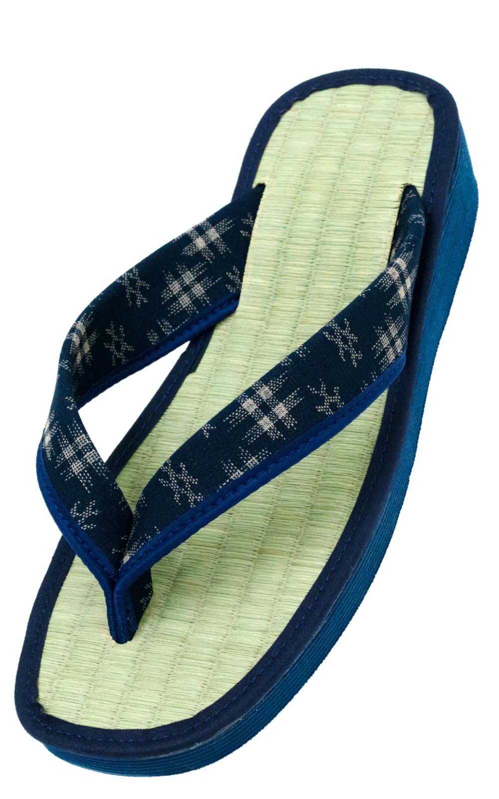 

Aiai Igusa Made in Breathable and Comfortable Men s Sandals, Japan, (Igeta Kasuri, Medium)
