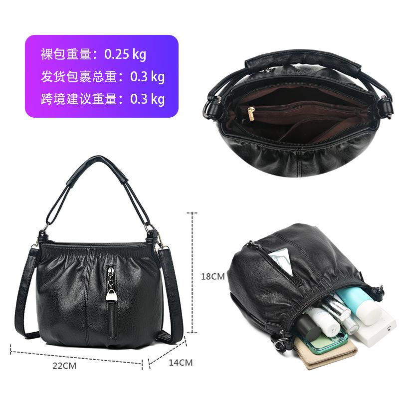 Women's Handbag New Small Bag Women's High Fashion Retro Shoulder Large Capacity Messenger Bag Fashion