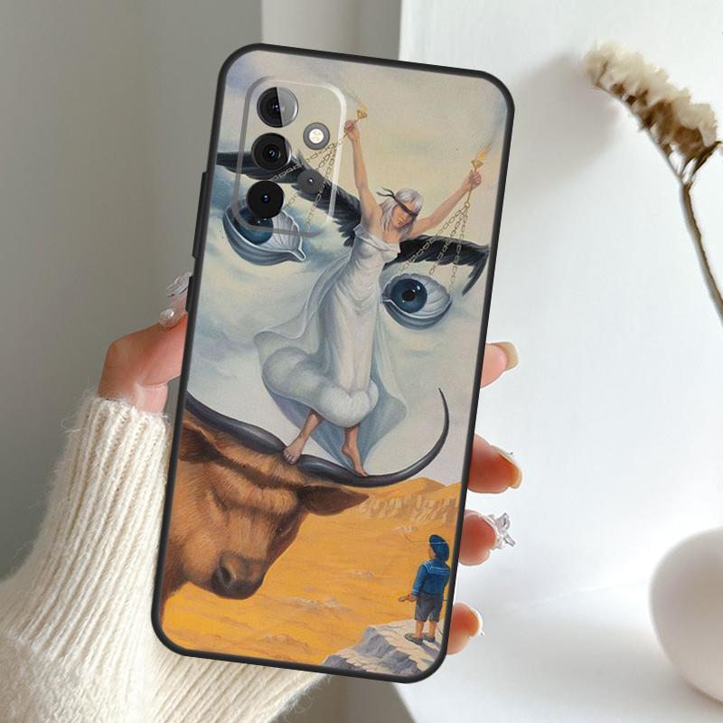 Salvador Dali Art Case For Samsung Galaxy A16 A26 A36 A56 A55 A35 A15 A54 A34 A14 A52 A32 A12 A13 A33 A53 A17