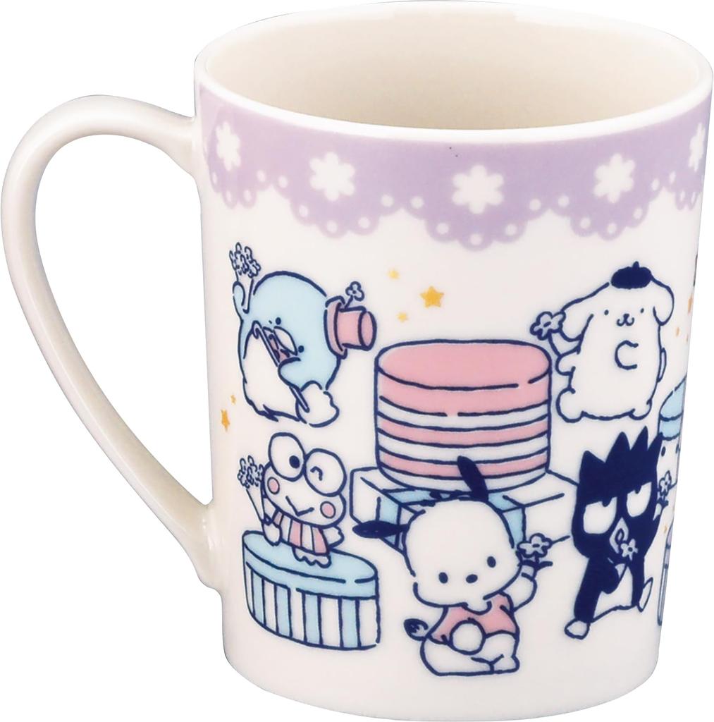 Sanrio 2025 Years Mug, Approx. 350ml, Microwave Safe, Character Merchandise, Gift, Tableware, SAN2025-11