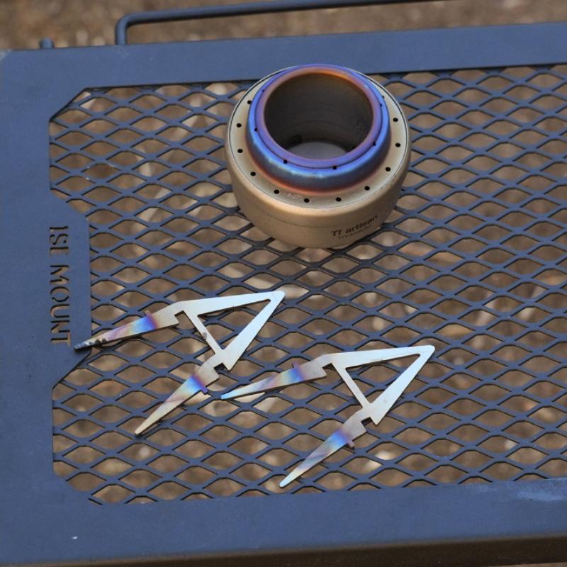 Stainless Steel Alcohol Stove with Easy Attach Detachable Bracket Designed for Outdoor Cooking Needs