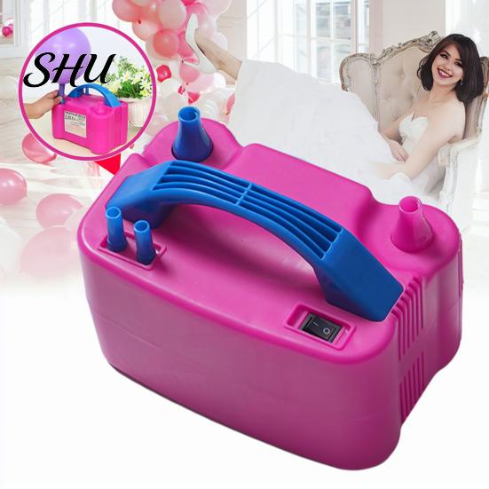 Efficient Balloon Air Pump Electric High Power Dual Nozzle Blower Inflator Fast Inflatable