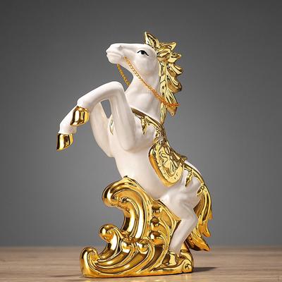 Creative Horse Sculpture, Art Craft ,Horse Ornament ,Decorative Statue for Tabletop Decoration