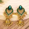 Retro Diamond-Encrusted Bells, Water Drop Ear Hooks, Light Luxury Bohemian Style Fashion Temperament Earrings