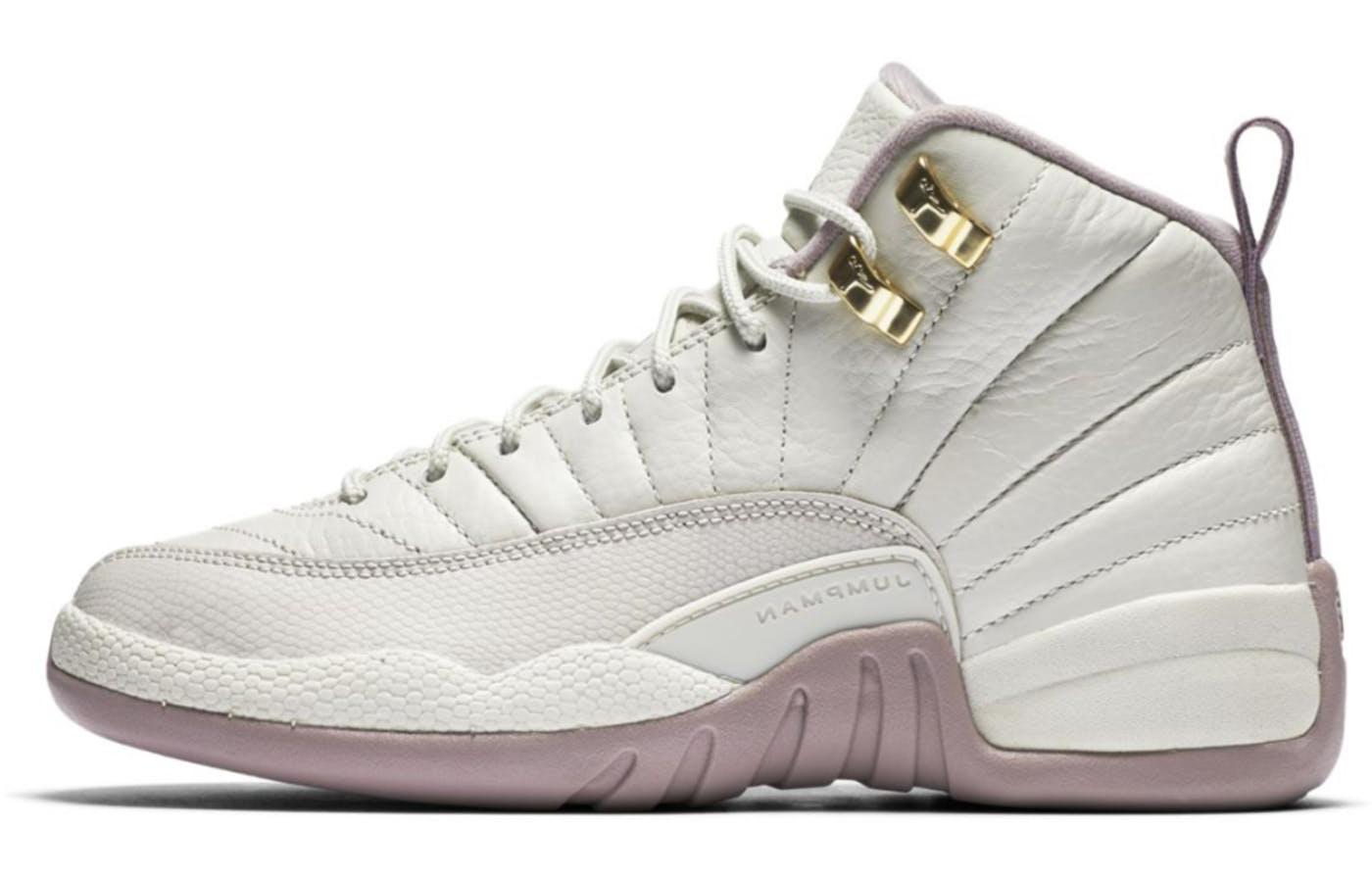 Jordan 12 Retro Heiress Plum Fog GS 845028-025 43 gray