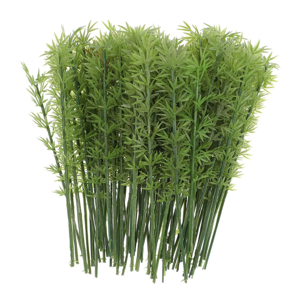 HOMSFOU Scale Plastic Miniature Bamboo Inch Model Tree for Model and Scenery Creation 175 Tree, 5.51 Green, Diorama, Train,
