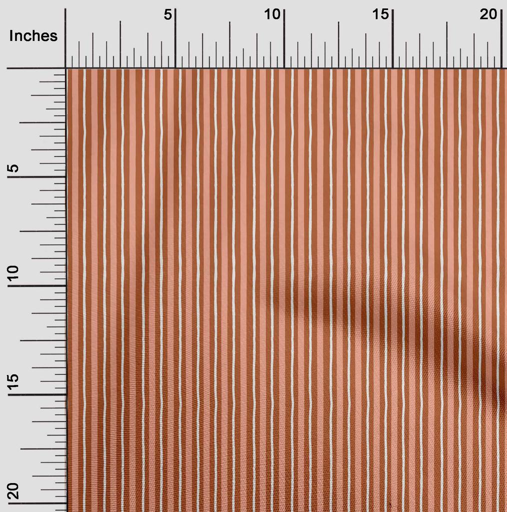oneOone Cotton Flex Bright Red Fabric Stripe Block Diy Clothing Quilting Fabric Print Fabric By Yard 40 Inch