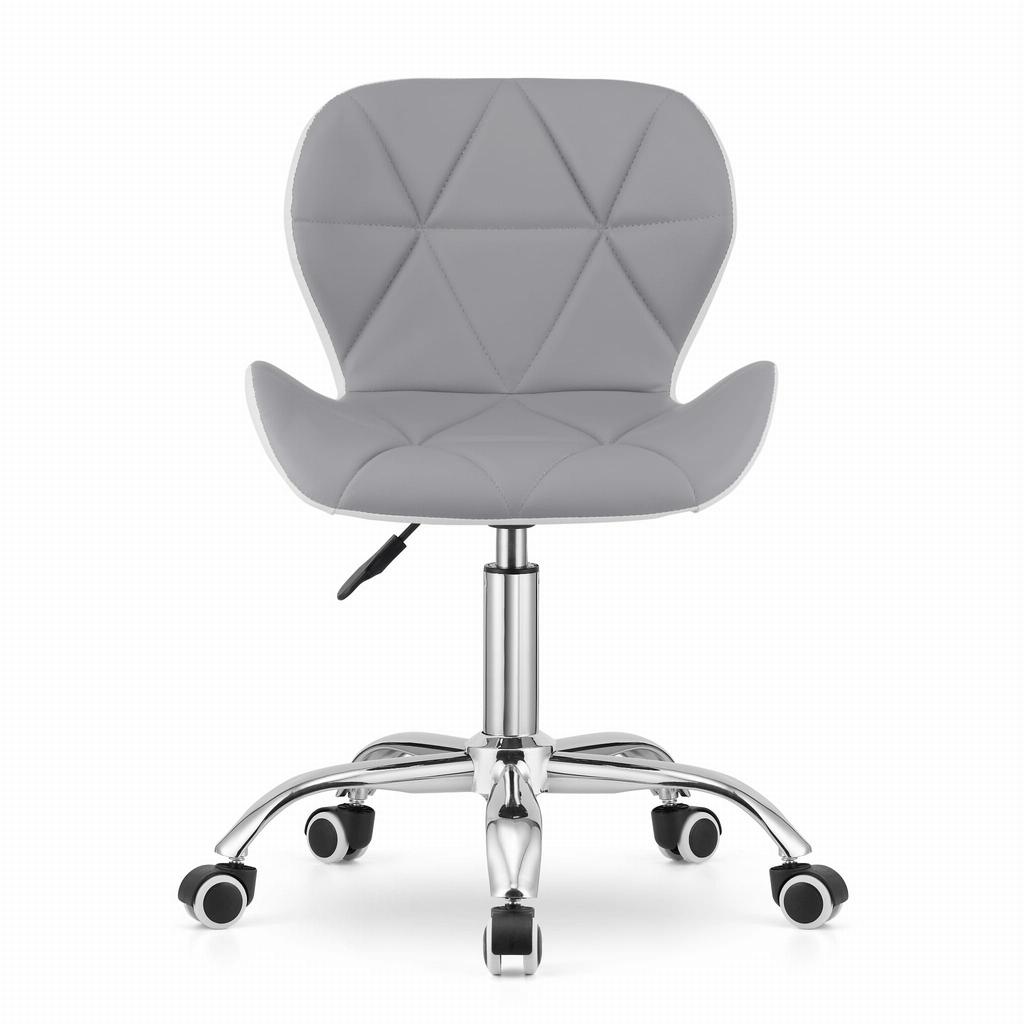 AVOLA Swivel Chair - Gray and White