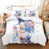 Monster Musume: Everyday Life With Monster Girls Bedding Set Cartoon Anime Three-piece Set Adult Kid Bedroom Duvet Cover Sets