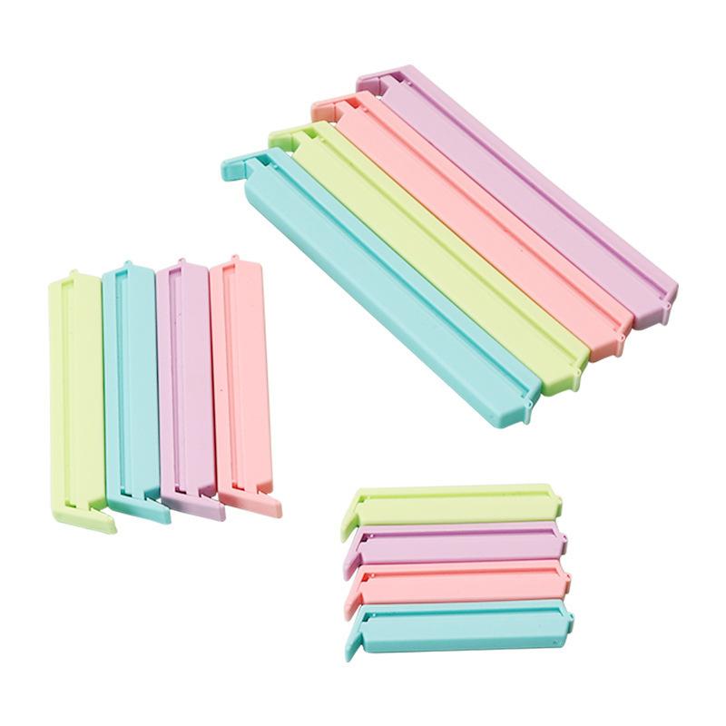 12pcs/set of plastic tools, food storage portable sealing machine clips and snack sealing bags kitchen accessories