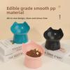 Elevated, Anti-Tip Cat Bowl: High-Capacity, Oblique Design for Neck Protection & Prevention of Cervical Spondylosis