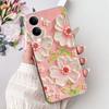 For Vivo Y29s Y29 4G 5G / Vivo Y04 4G Back Cover Girly Fashion Flower Butterfly Painting Case Soft TPU Clear Slim Silicone Funda