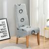Spandex Chair Cover Stretch XL Size Long Back Chair Covers Seat Covers with Back for Wedding Dining Room Chairs for Kitchen