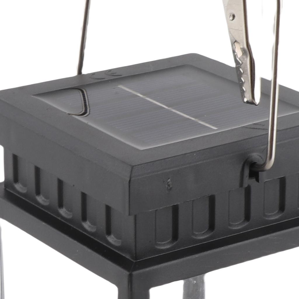 Solar Lantern Lights Outdoor LED Solar Table Lamp Hanging Lantern with Clip for Garden Patio Landscape Decoration