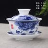 Chinesische Traditionen Gai Wan Teeservice Bone China Teeservice Dehua Gaiwan Tee Porzellankannenset für unterwegs Schöner und einfacher Wasserkocher