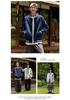 Autumn/Winter Color Block Unisex Cotton Blend Baseball Jacket - Heavyweight 380g College Style Hoodie Cardigan