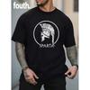Herren Plus Size Sparta Helm Druck T-Shirt - Griechisches Design Shirt für Fitness Training & Freizeitkleidung, Atmungsaktiver Oversized Fit Geeignet für Bodybuilding,