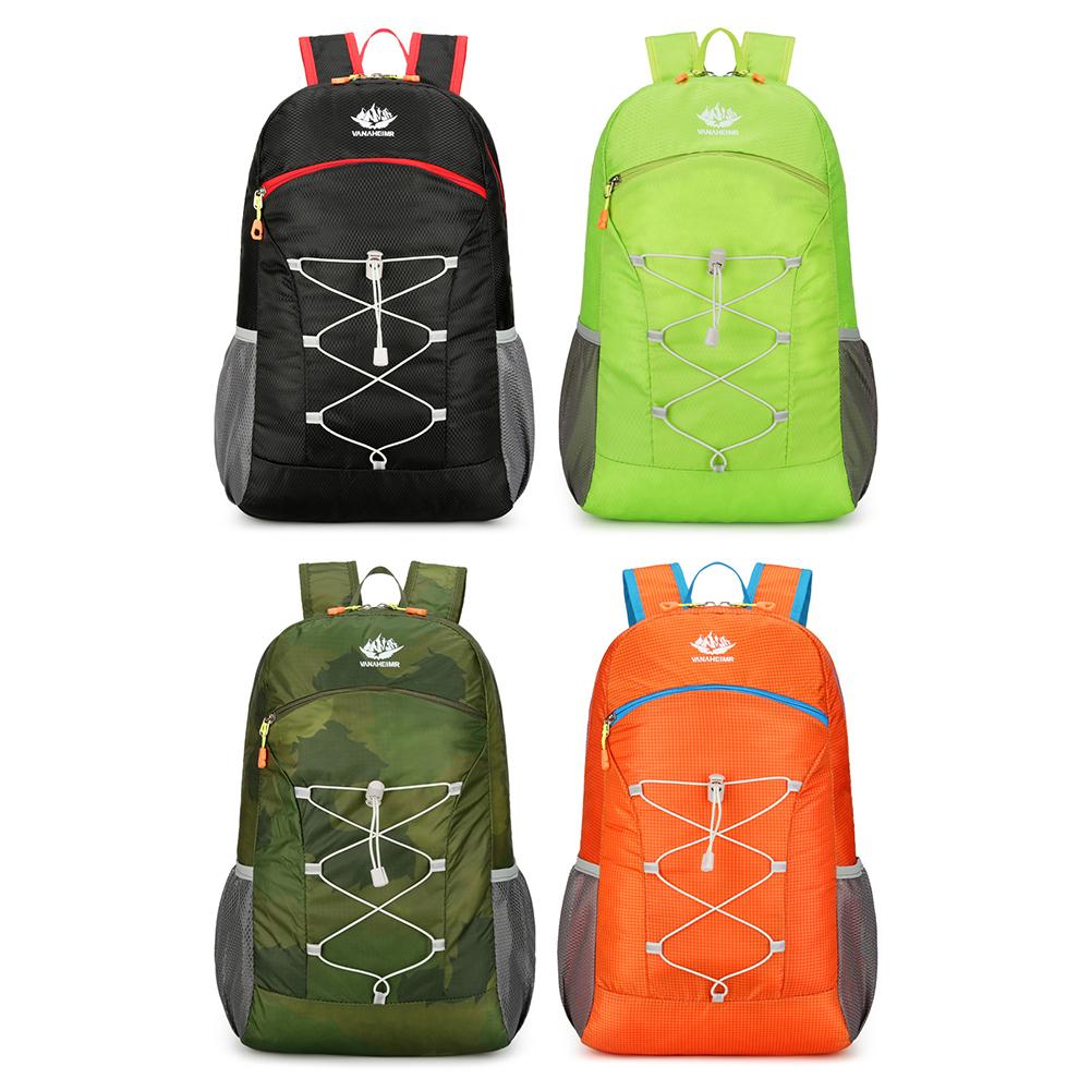 Portable Foldable Backpack Lightweight Waterproof Mountaineering Bag Ultralight Travel Daypack Bag For Men Women Outdoor Camping
