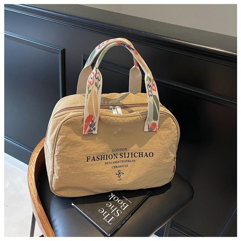 

Принт нейлоновая дорожная сумка большой вместимости для деловых поездок Женская универсальная сумка для хранения Портативная и легкая наплечная сумка-подмышка хаки