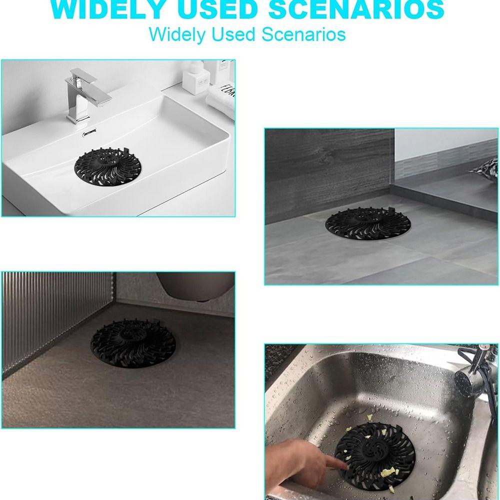 Anti-slip Bathtub Hair Strainer Durable Bathroom Hair Stopper Accessories Shower Drain Cover