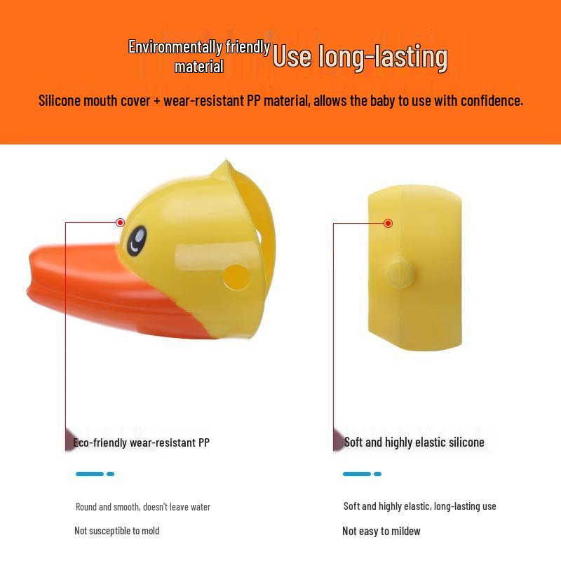 Silicone Duck Faucet Extender for Kids