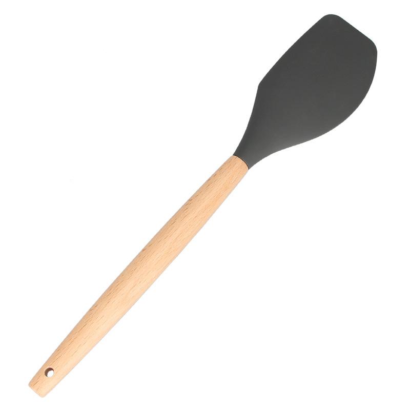 Kitchen Essentials Advanced Silicone Kitchenware Set With Tweezers, Spatula, Spoon, And Oil Scraper Cooking Utensils Appliances