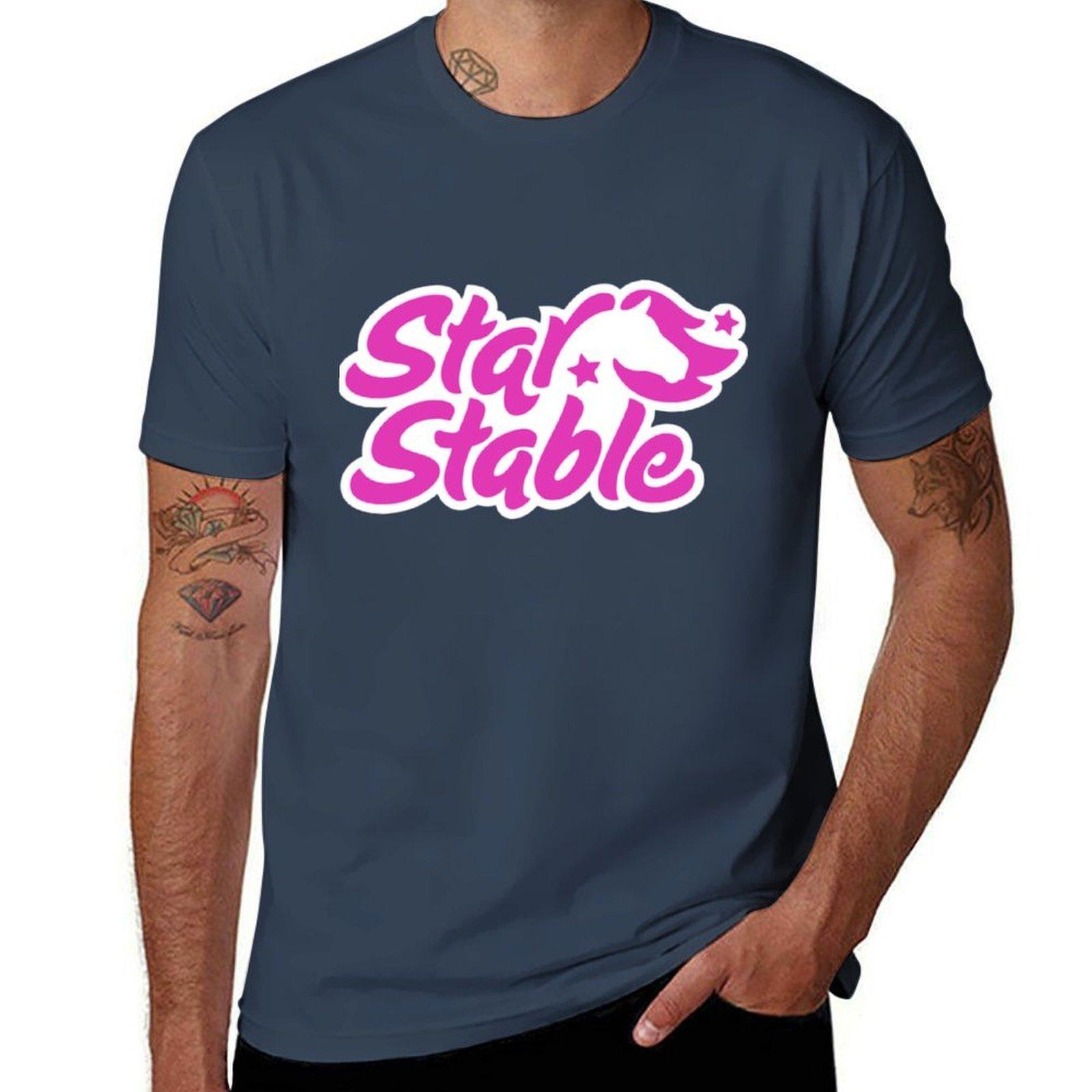 Two Star S Tshirt Vintage Print Crew Neck Tee S