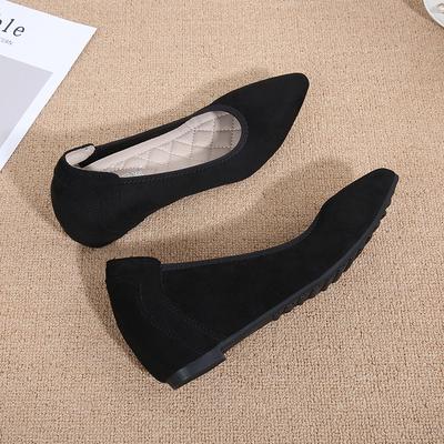 Mode Schoenen Lente en Herfst Stewardessen Werk Schoenen Zwart Professioneel Werk Comfortabel Zachte Zool Hotel Helling Volg Schoenen