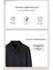 Velvet Knit Long Sleeve Hoodie - Non-Iron, Skin-Friendly, Fashionable Base Layer for Autumn/Winter
