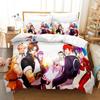 3d Printing Anime The King Of Fighter Bedding Set Boys Girls Twin Queen Size Duvet Cover Pillowcase Bed Kids Adult Home Textile