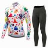 Outdoor Cycling Suit Spring and Autumn Long-sleeved Suit Men's Mountain Bike Road Bike Equipment Cycling Suit