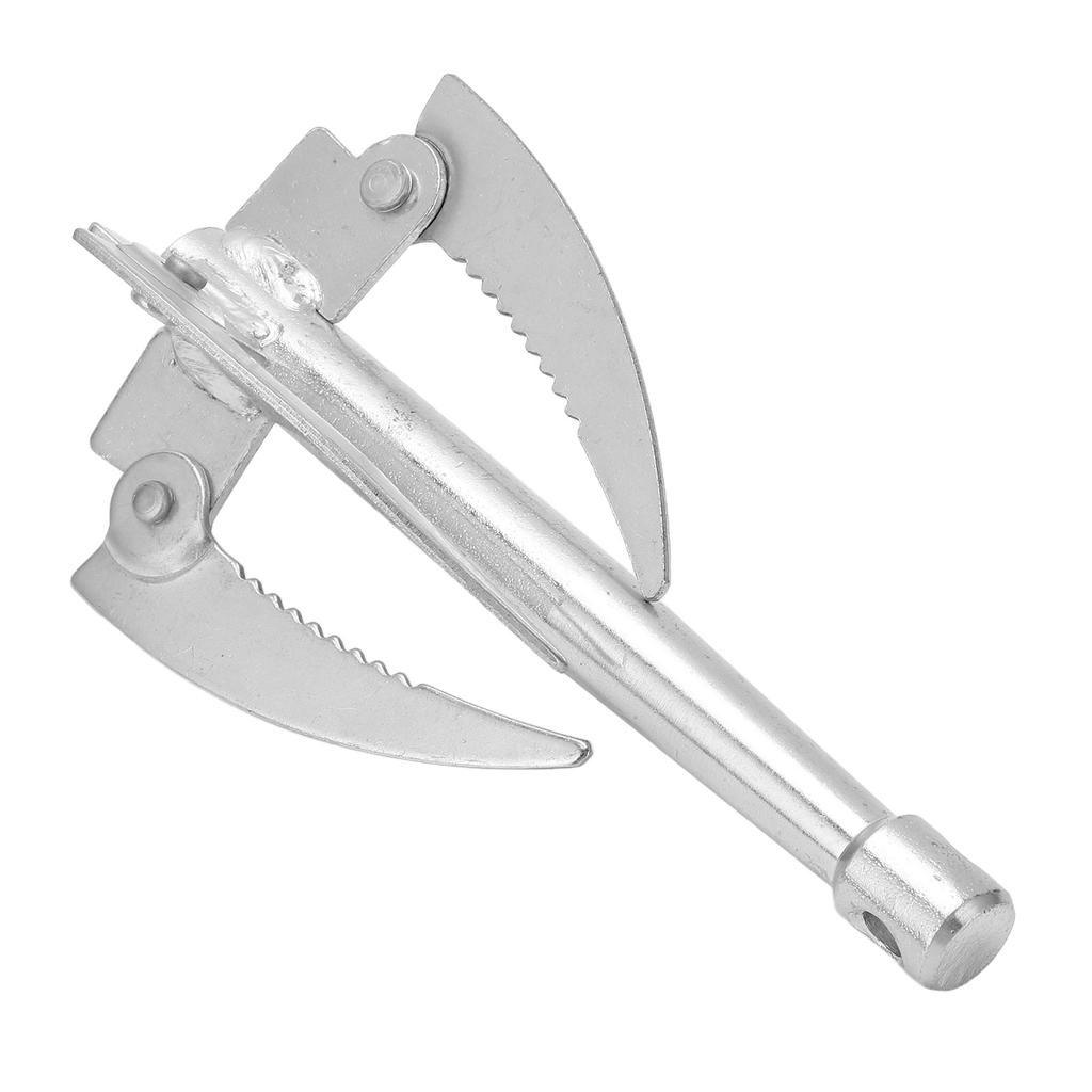 Fishing Water Grass Knife with 10m Rope Foldable Galvanized Iron Rust Resistance Durable Weed Remover