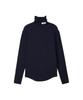 NOHANT Soft Turtleneck T-Shirt Navy