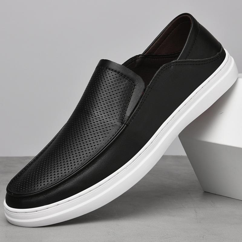 Breathable Men Casual Shoes Versatile Sneakers New Lace-Up Man Flats Summer Loafers Men  Slip On Shoes Lightweight Driving Shoes