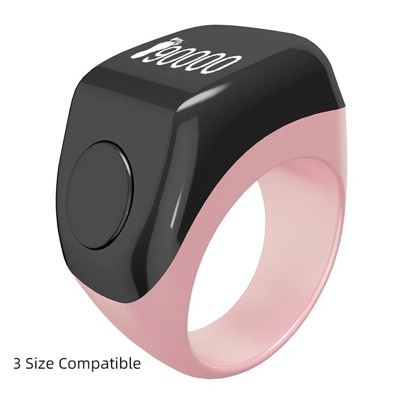 Smart Tasbih Tally Digital Counter For Muslims Tasbeeh Zikr Ring 5 Prayer Time Vibration Reminder Waterproof