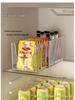 Retractable Kitchen Seasoning Organizer - Compartmented Storage for Bottles, Jars, and Packets