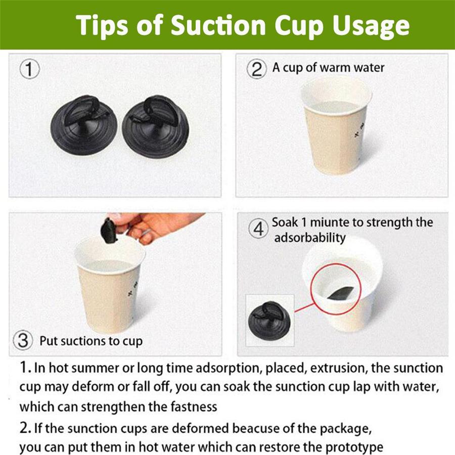 Auto Car Window Sun Shade Cover Roller Side Rear Visor Protector COVER 2 Pack