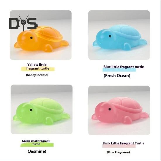 4Pcs Handmade Essential Oil Soap for Kids Natural Ingredients Moisturizing Soap Cute Mini Turtle Shape Handcrafted Fragrance Soap Home Hygiene Gift