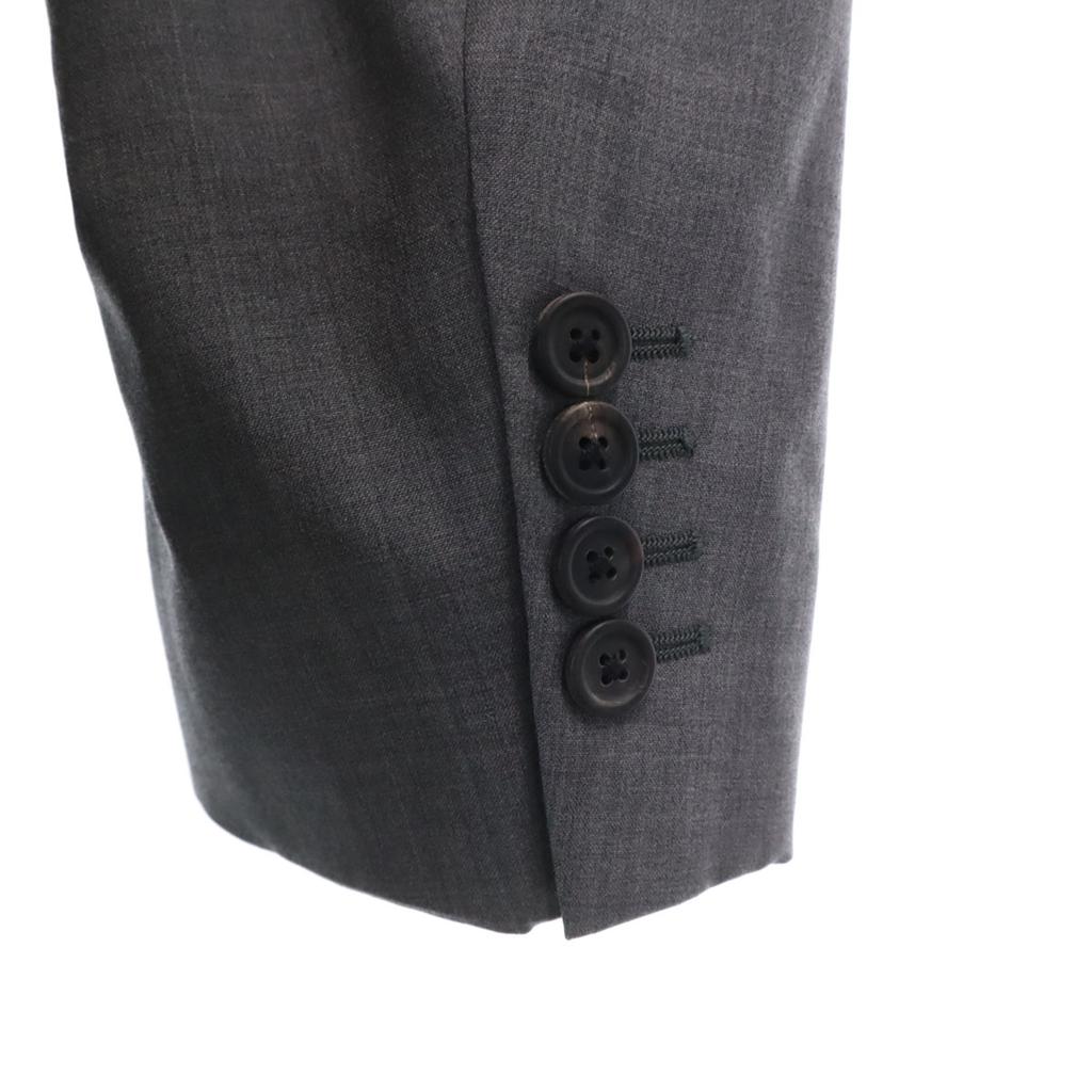 Prada Made In Italy Wool Suit Setup 48R Gray Button Fly Men's Used