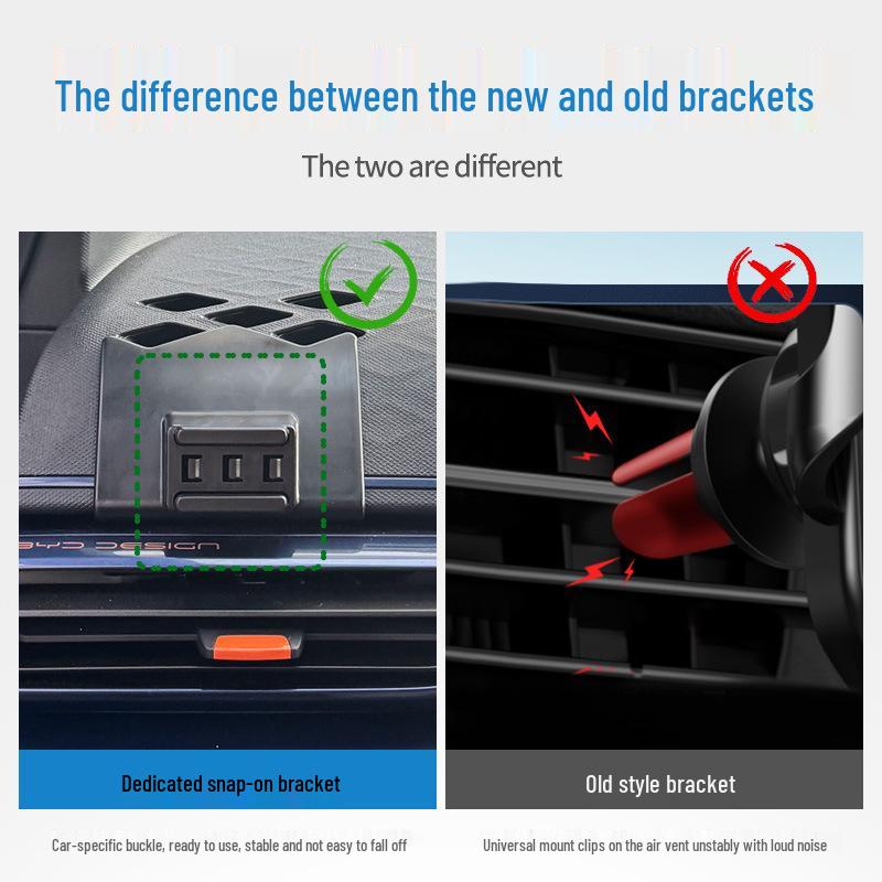 BYD Seagull Car Screen Phone Holder & Navigation Bracket (2023-2025 Model)