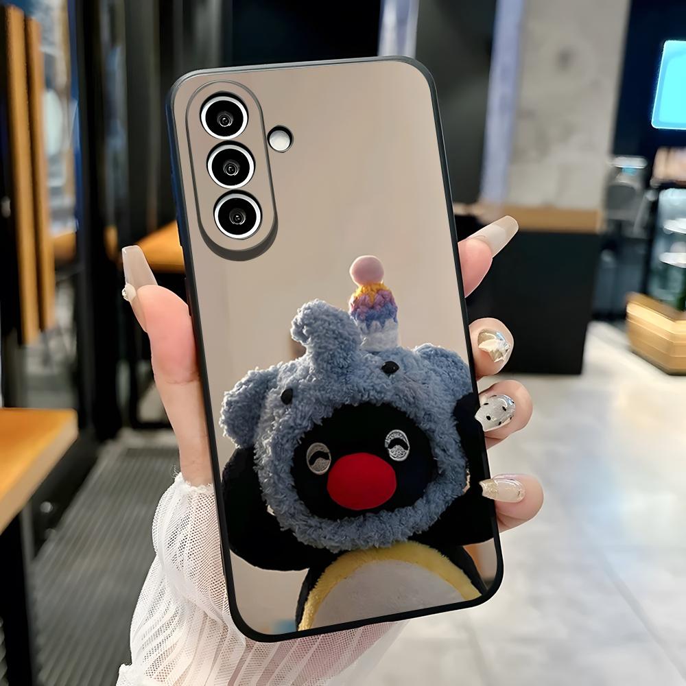 P-Pingu Penguin Phone Case For Samsung S26 S25 Plus S20 S20 Plus S22 Ultra S23 FE S21 Plus S21 Ultra Soft Cover