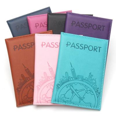 Leather Passport Cover Holder Slim Travel ID Wallet Thin Passport Holder Leather Cover Travel Accessories